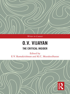 cover image of O. V. Vijayan